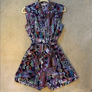 Mara Hoffman Open-Back Romper